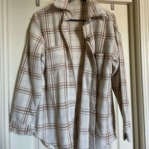 Oversized Flannel Jacket